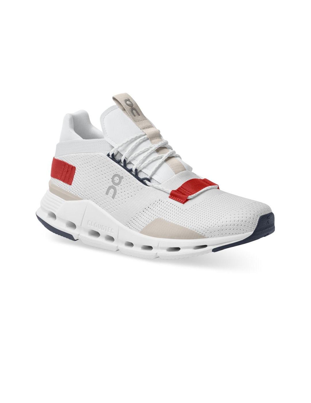 ON RUNING CLOUDNOVA BLANCA ROJA