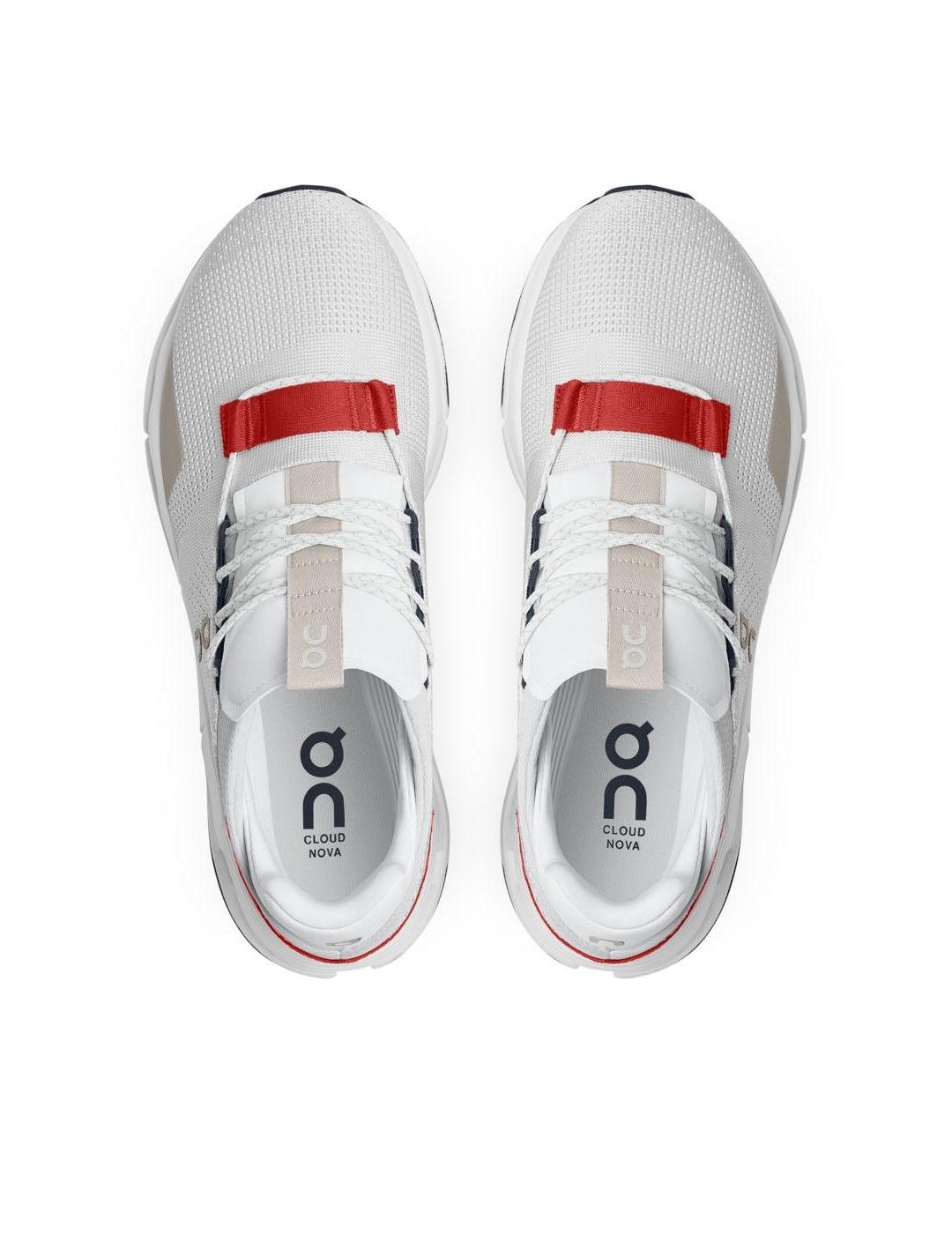 ON RUNING CLOUDNOVA BLANCA ROJA