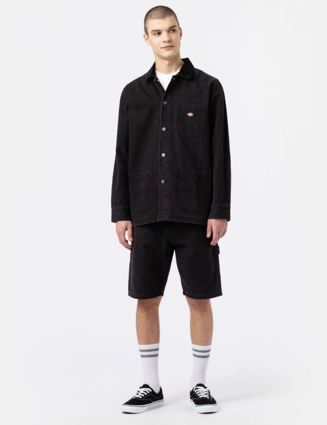 DICKIES DUCK CANVAS SHORT STONE WASHED BLACK