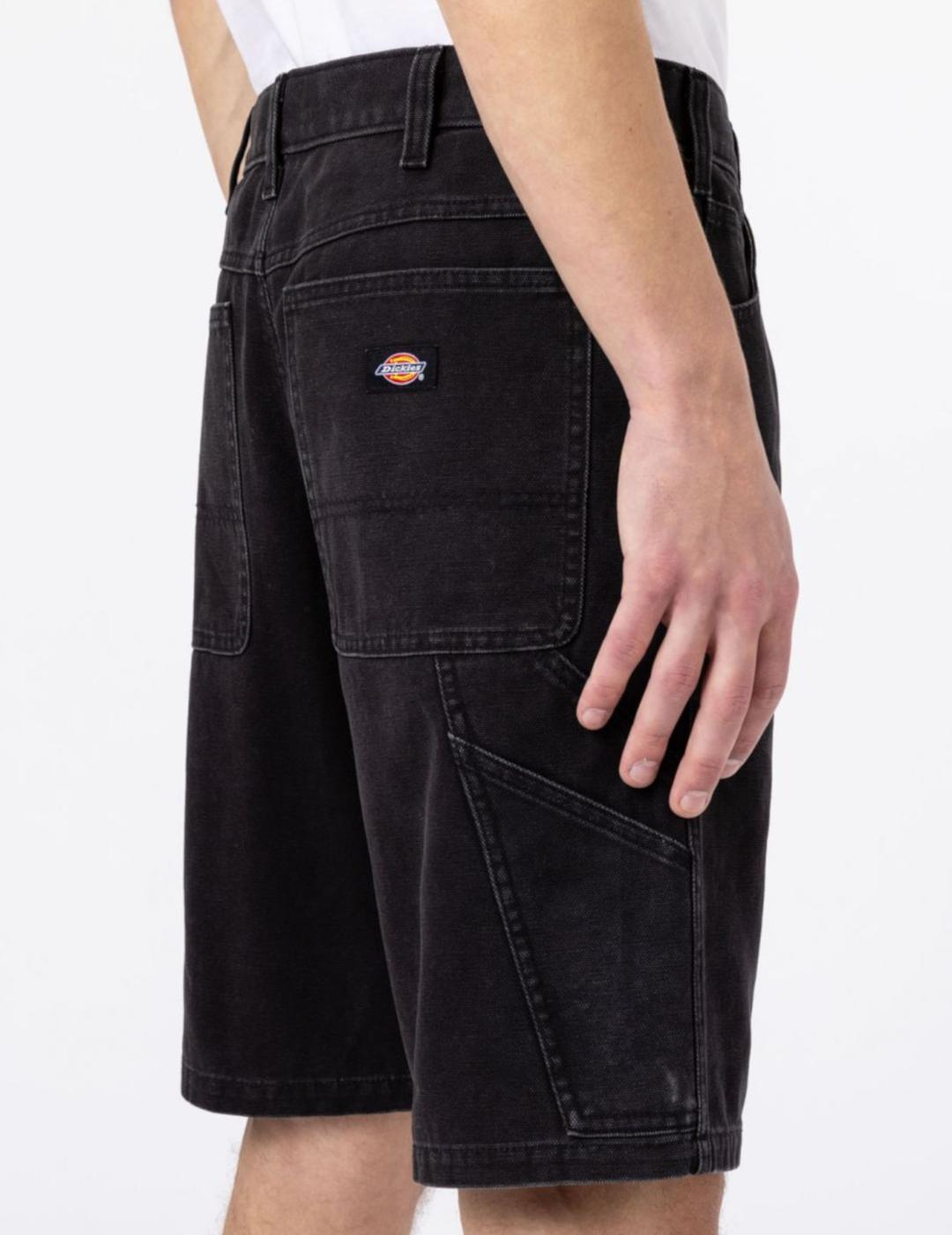 DICKIES DUCK CANVAS SHORT STONE WASHED BLACK