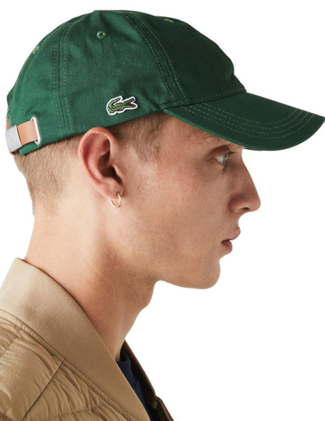 LACOSTE GORRA VERDE