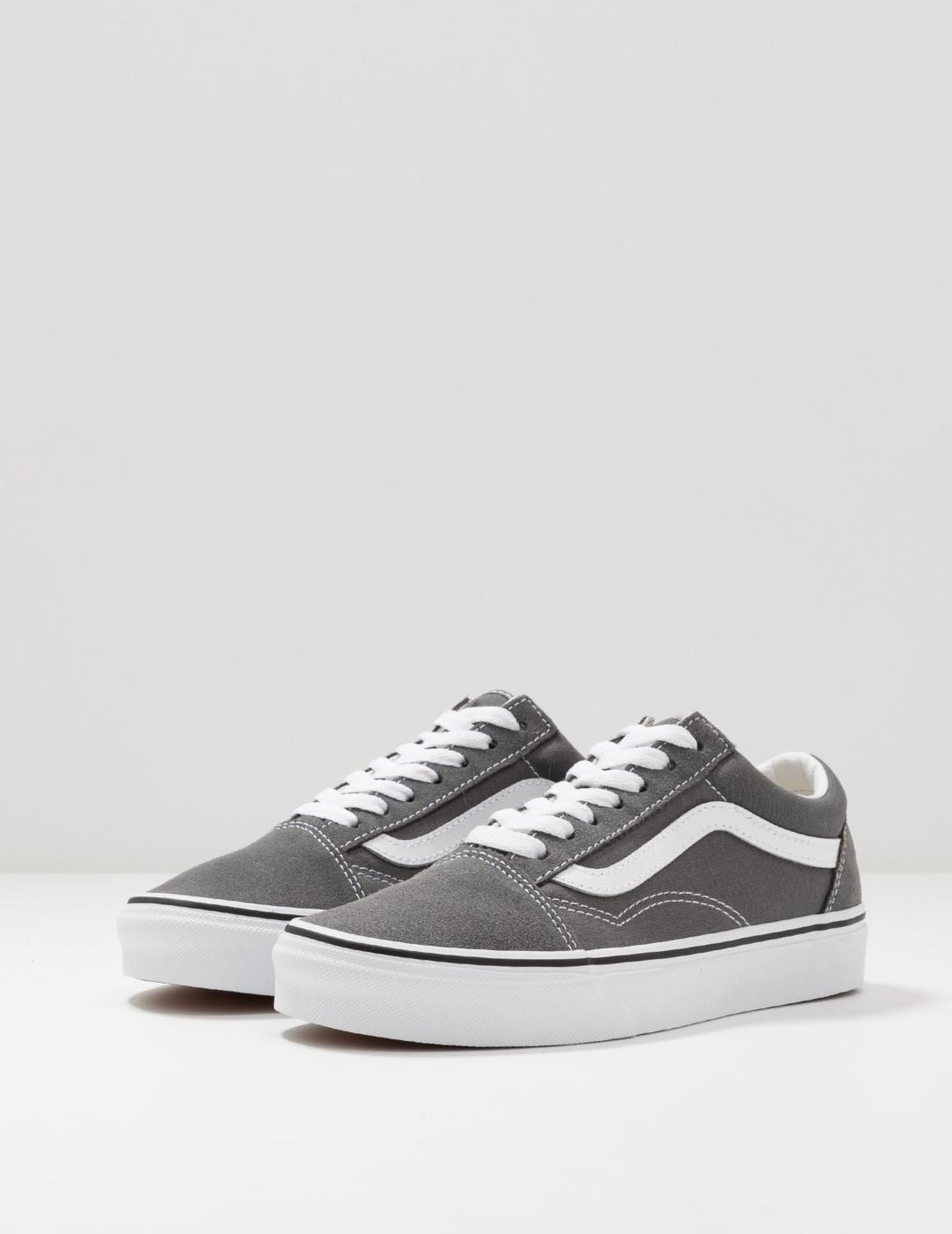 VANS OLD SKOOL PEWTER TRUE WHITE GRIS