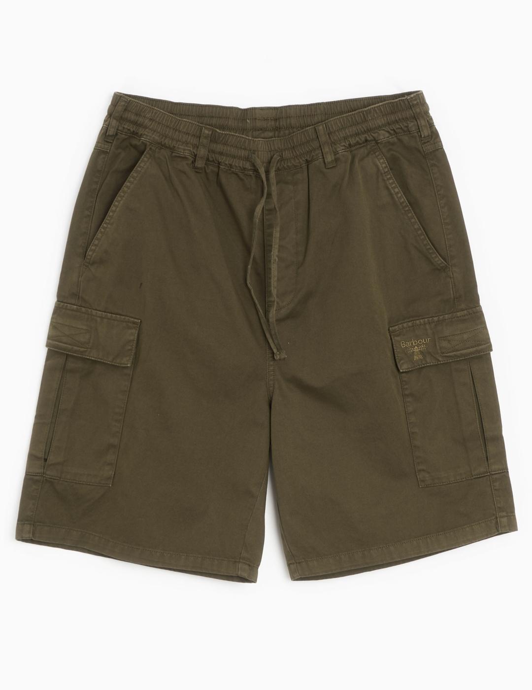 BARBOUR SHORT CARGO OLIVA