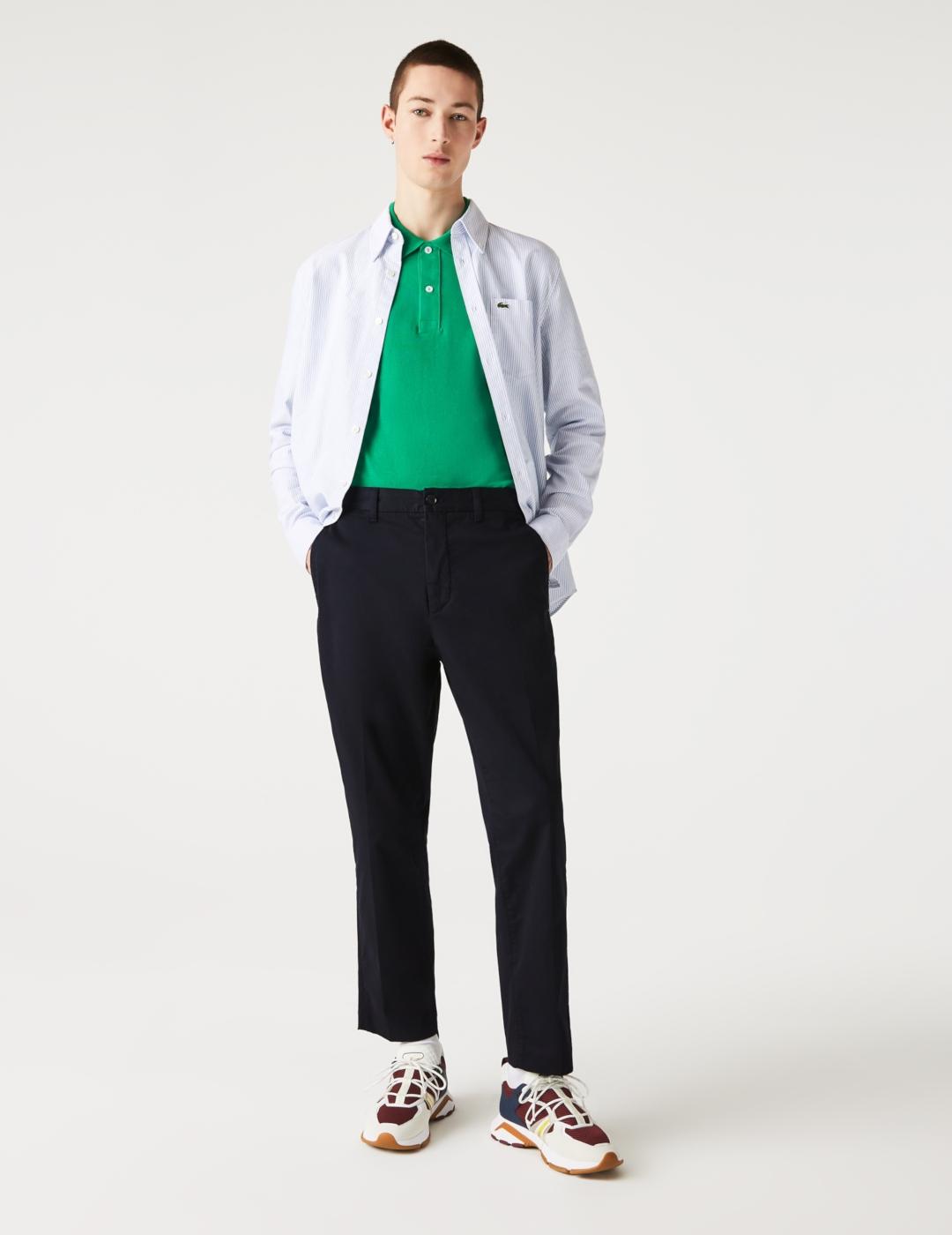 LACOSTE CHINO MARINO