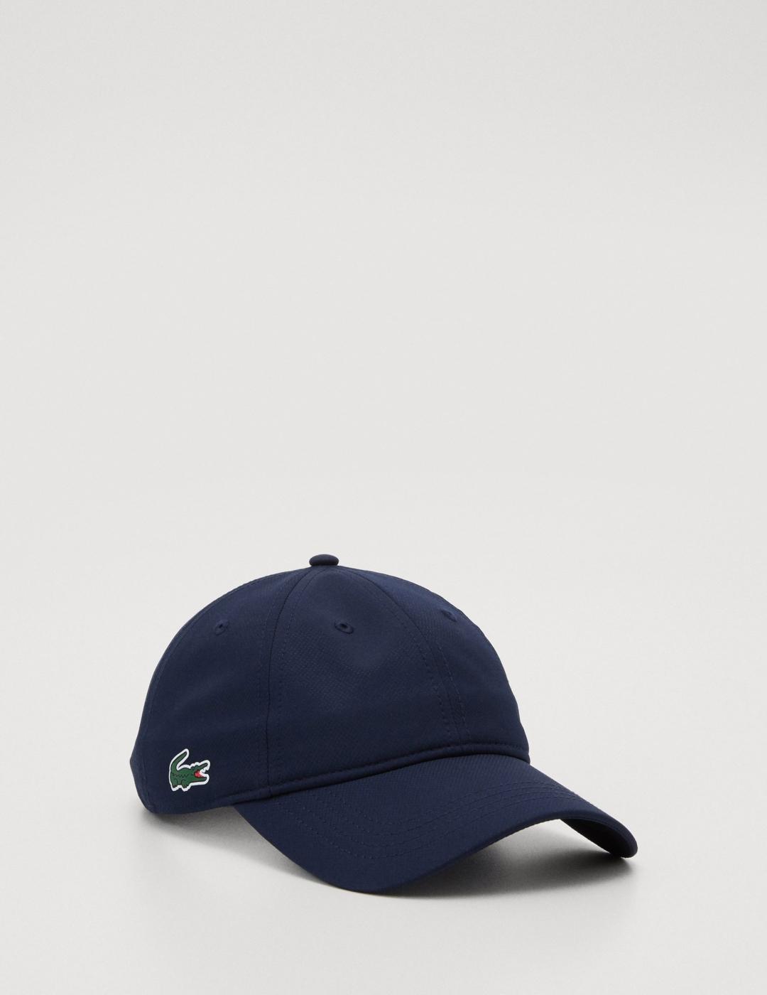 LACOSTE GORRA MARINO LISO