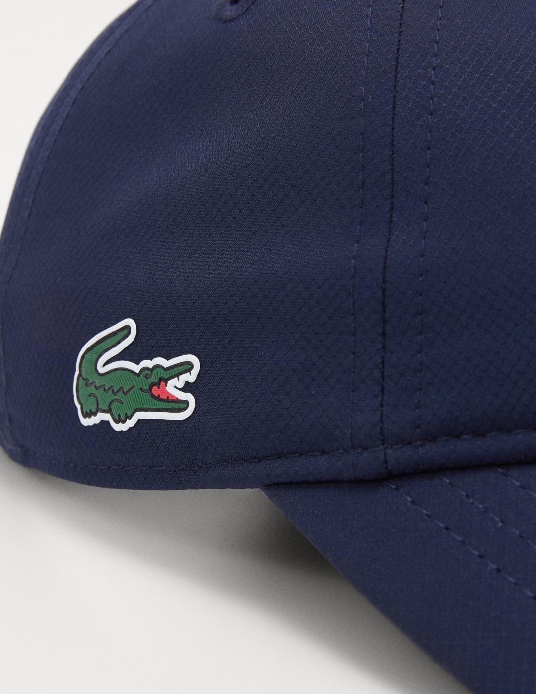 LACOSTE GORRA MARINO LISO