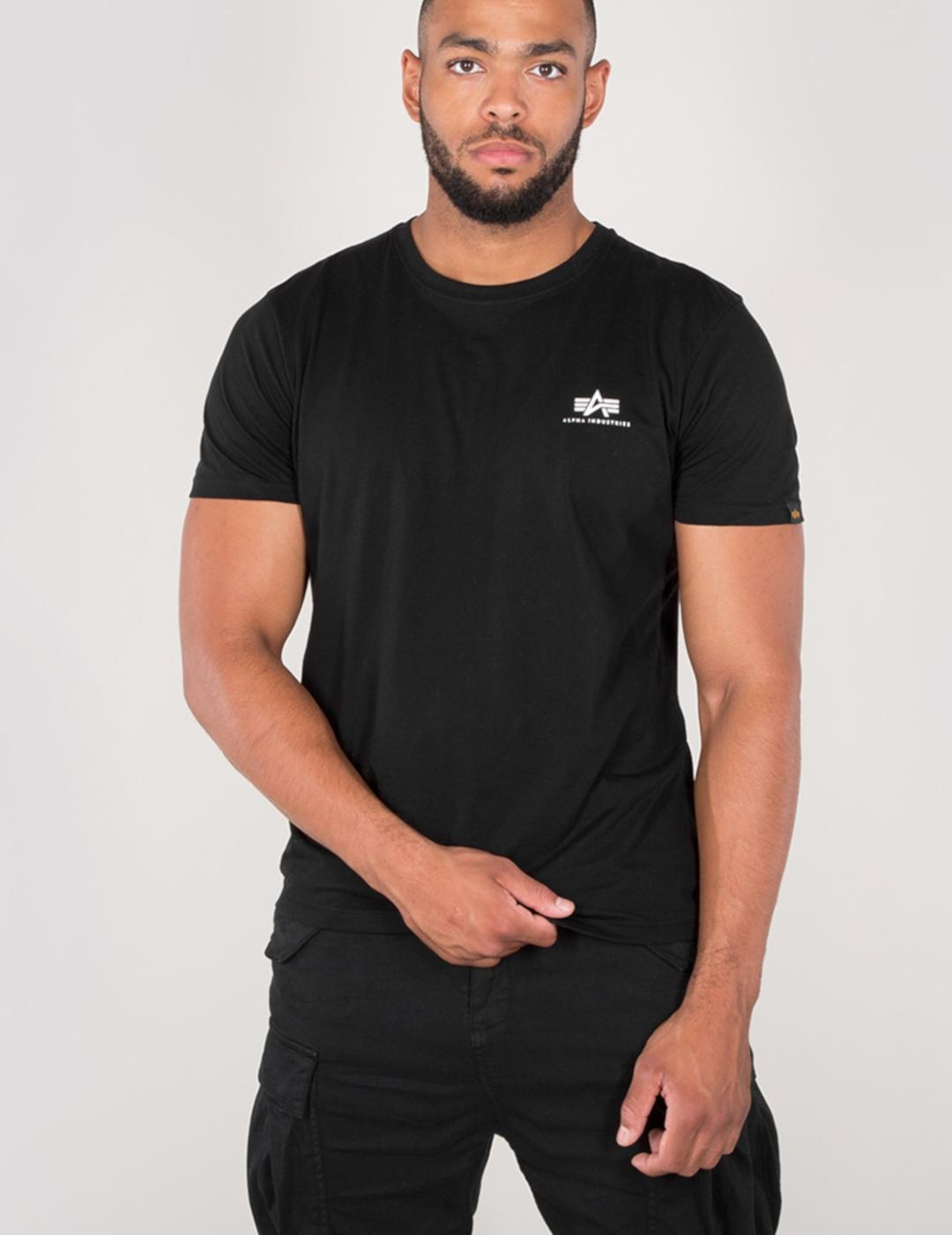 ALPHA CAMISETA SMALL LOGO NEGRA