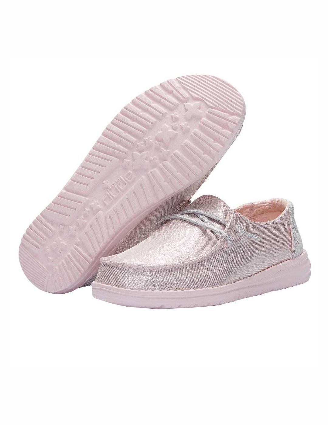 HEY DUDE WENDY YOUTH SPARKLING PINK