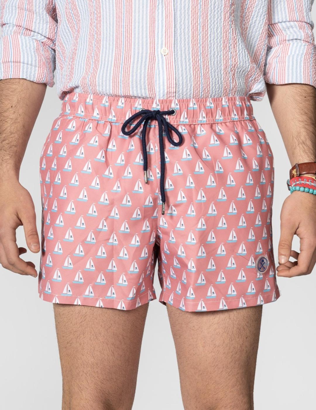 HARPER BAÑADOR SAILBOAT ICON CORAL