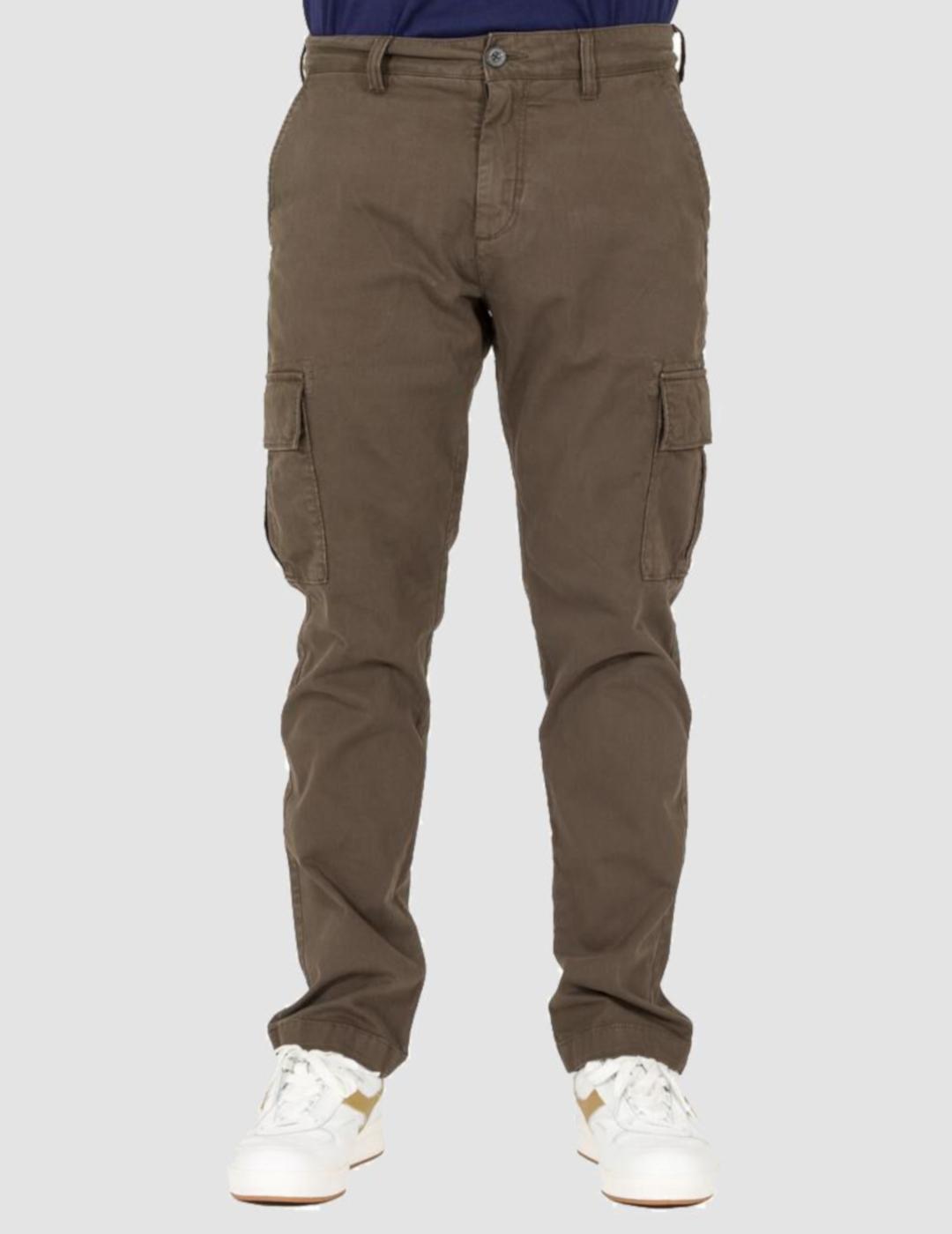 LYLE&SCOTT PANTALÓN CARGO VERDE KAKI