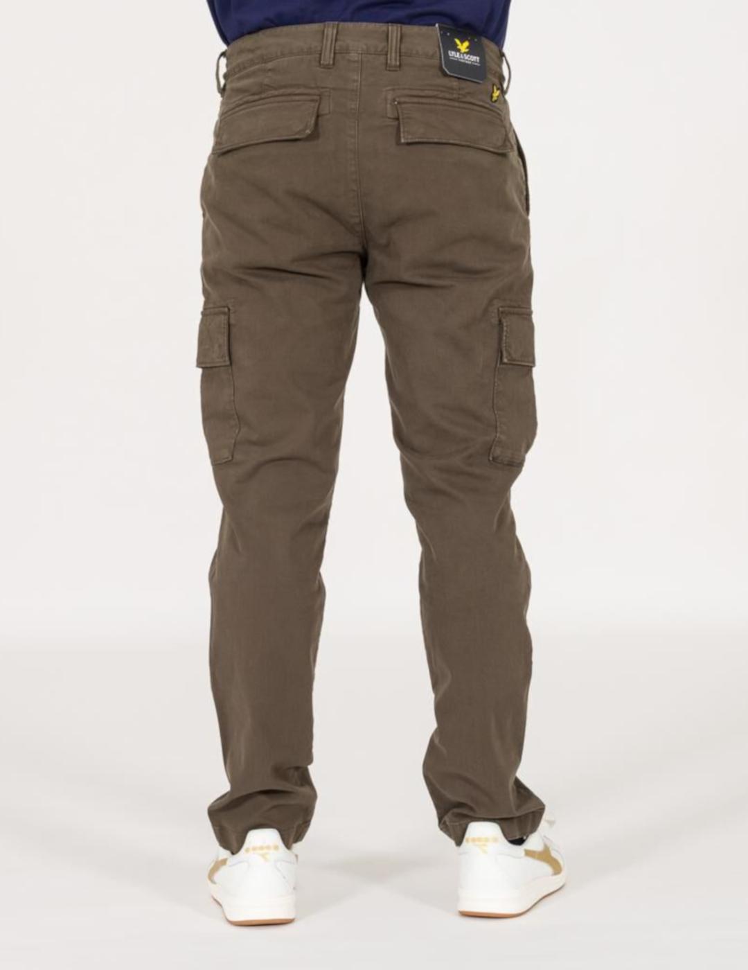 LYLE&SCOTT PANTALÓN CARGO VERDE KAKI