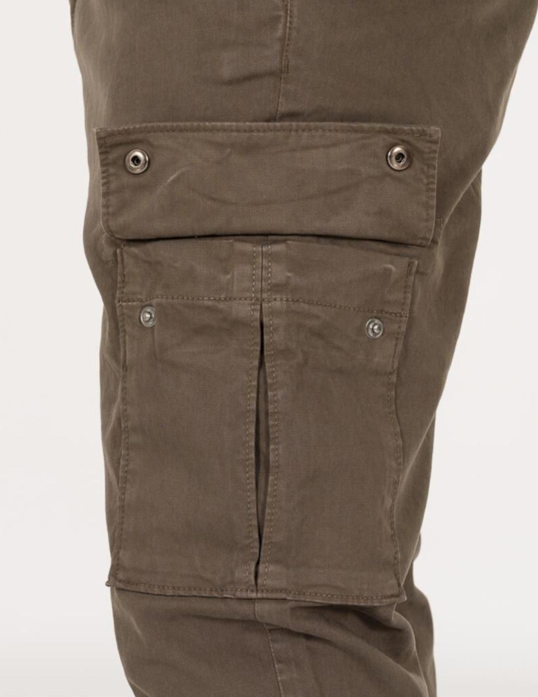 LYLE&SCOTT PANTALÓN CARGO VERDE KAKI