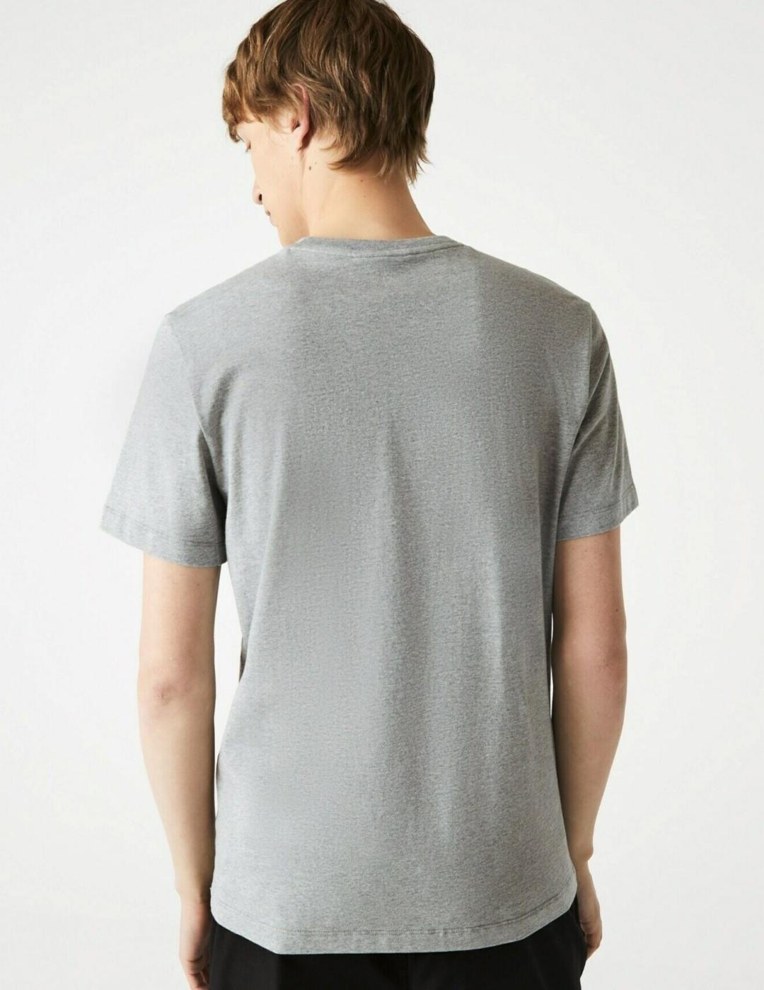 LACOSTE CAMISETA GRIS REGULAR FIT