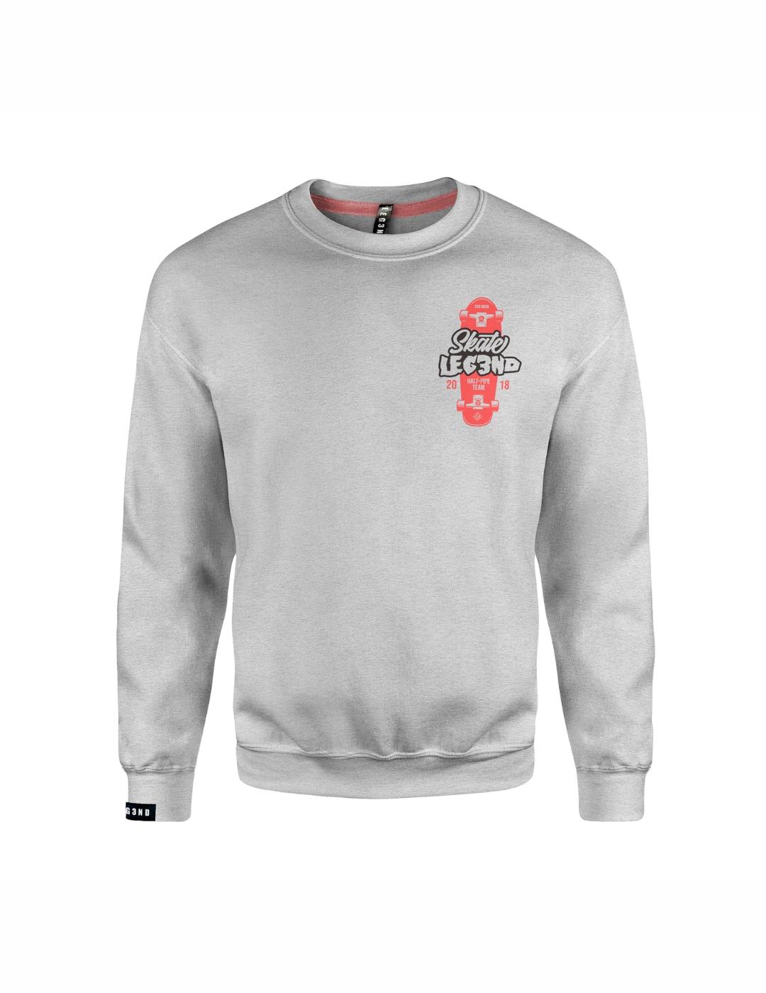 LEG3ND SUDADERA HAWK GRIS