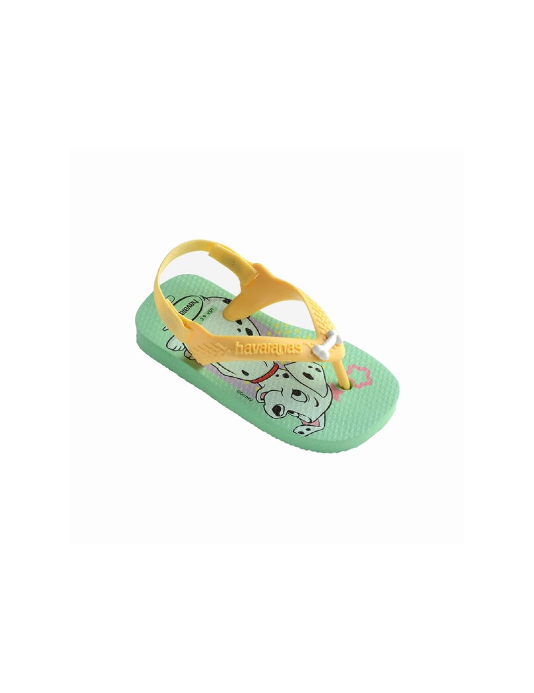 Chanclas Havaianas verdes para niños.