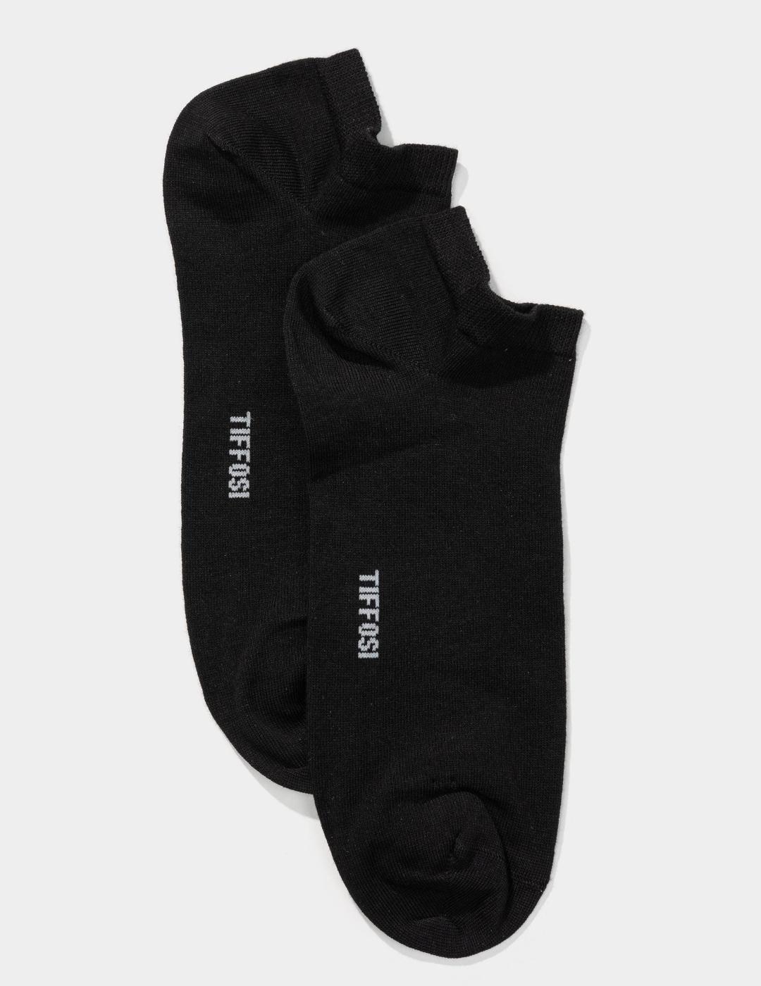 TIFFOSI CALCETÍN LYNN TOBILLERO NEGRO