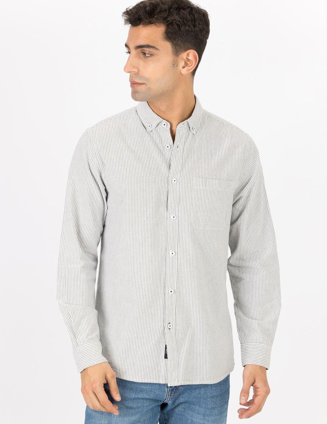 TIFFOSI CAMISA TIMMY RAYAS VERDE