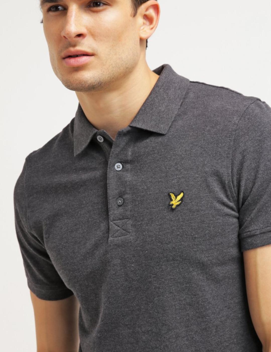 LYLE&SCOTT POLO GUNMETAL