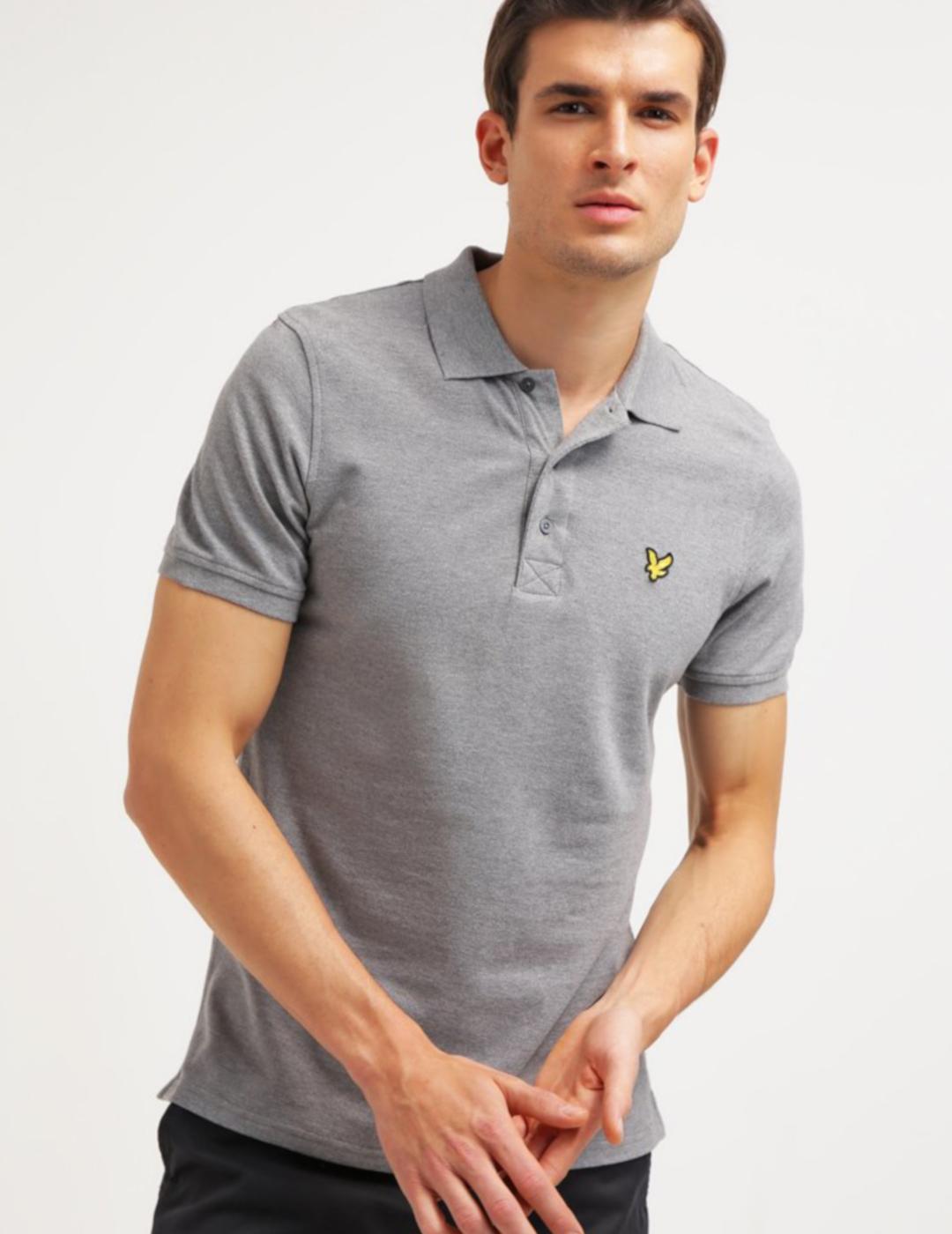 LYLE&SCOTT POLO GRIS