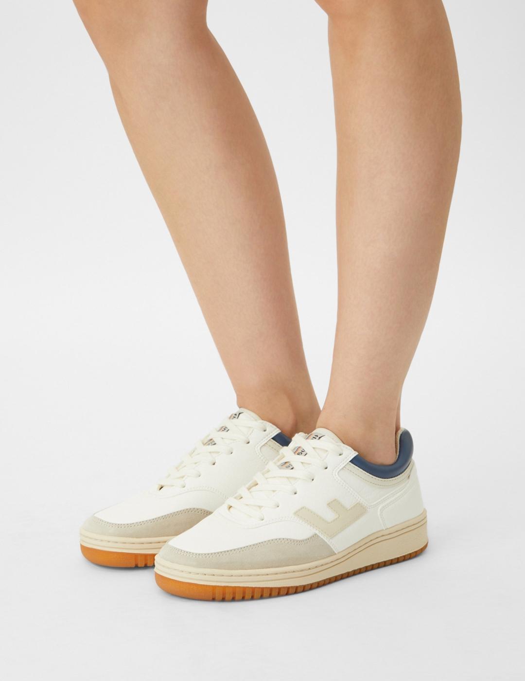 FLAMINGO ZAPATILLA RETRO 90 WHITE IVORY BICOLOR