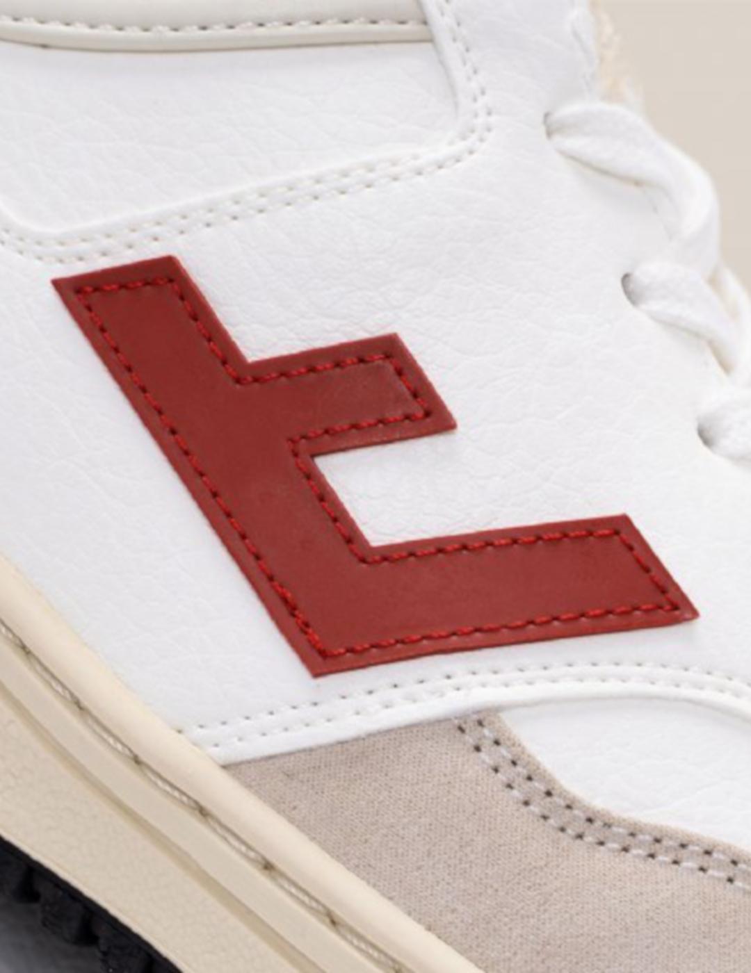 FLAMINGO ZAPATILLA RETRO 90 WHITE RED BICOLOR