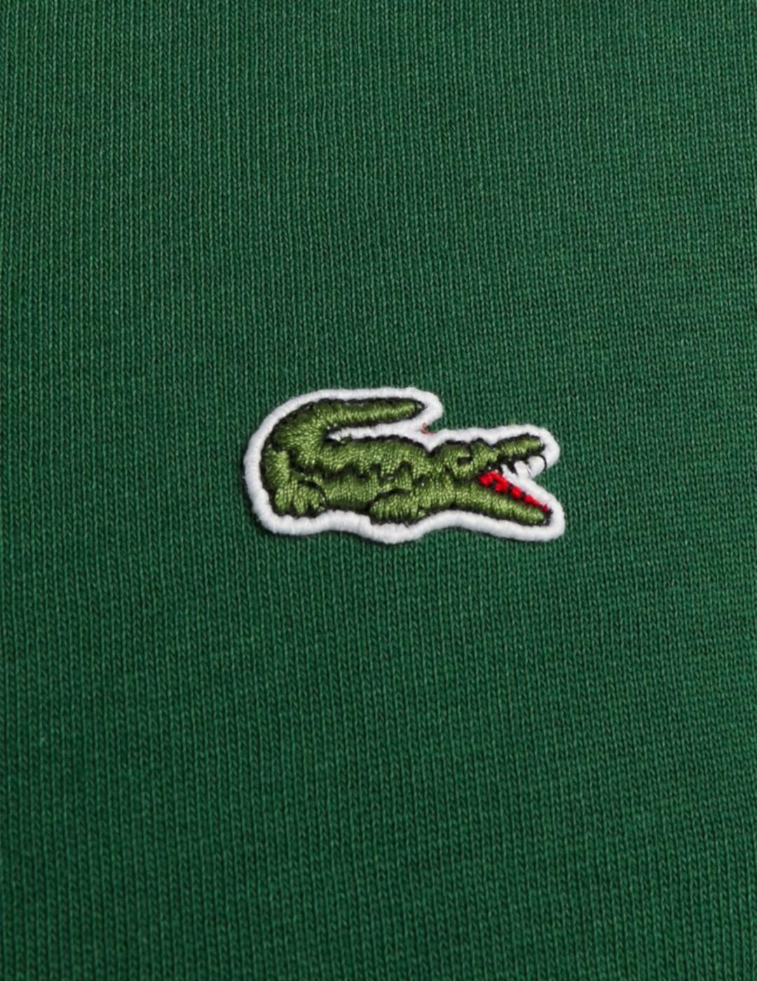 LACOSTE SUDADERA CAPUCHA VERDE
