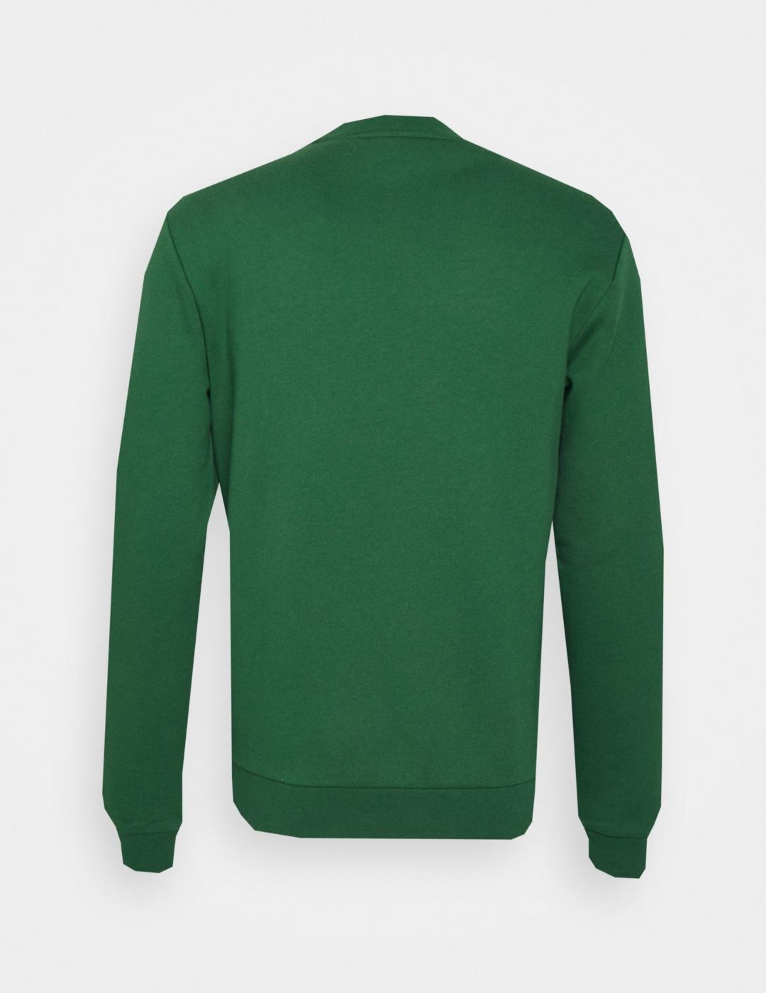 LACOSTE SUDADERA CUELLO REDONDO VERDE