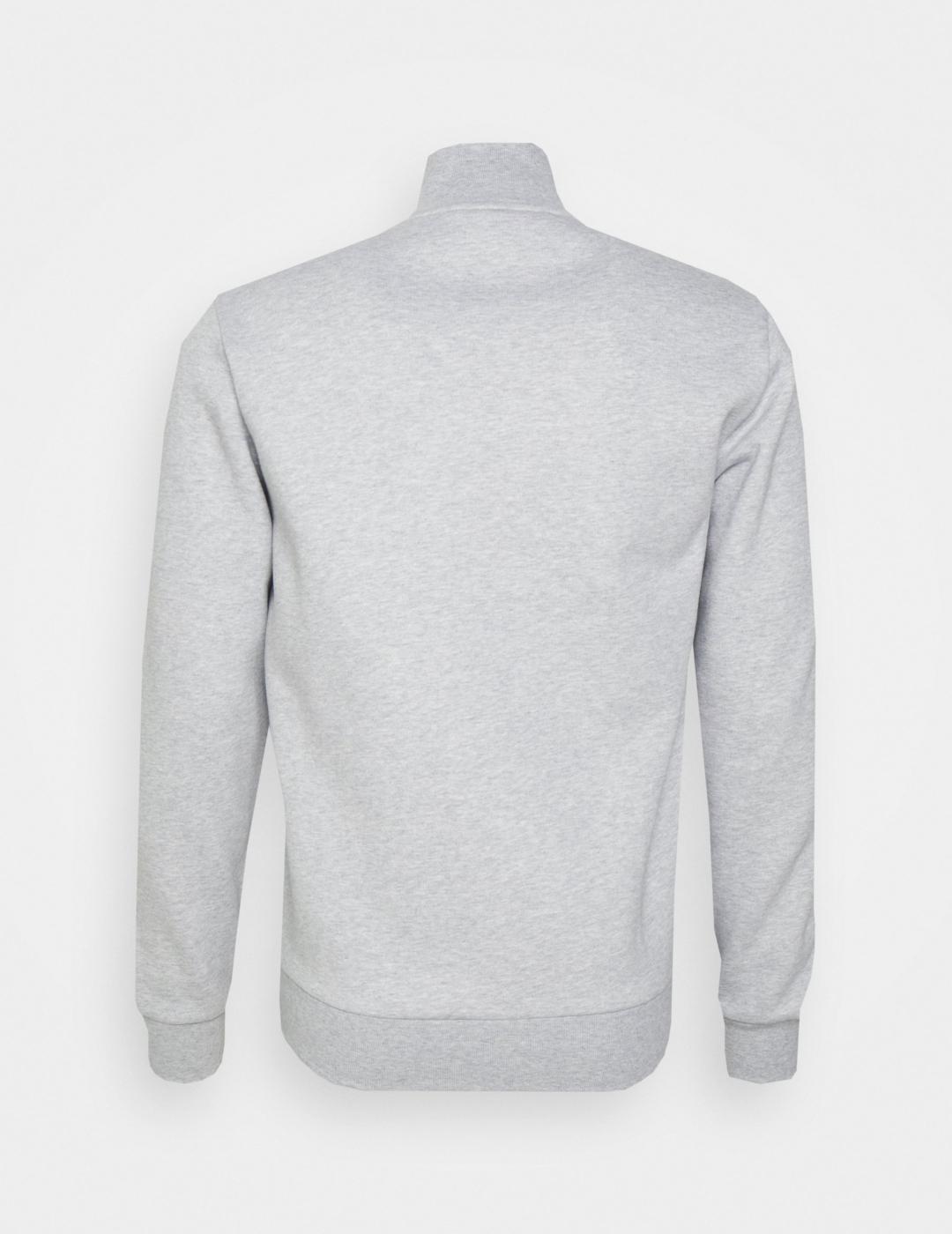 SUDADERA CREMALLERA LACOSTE GRIS
