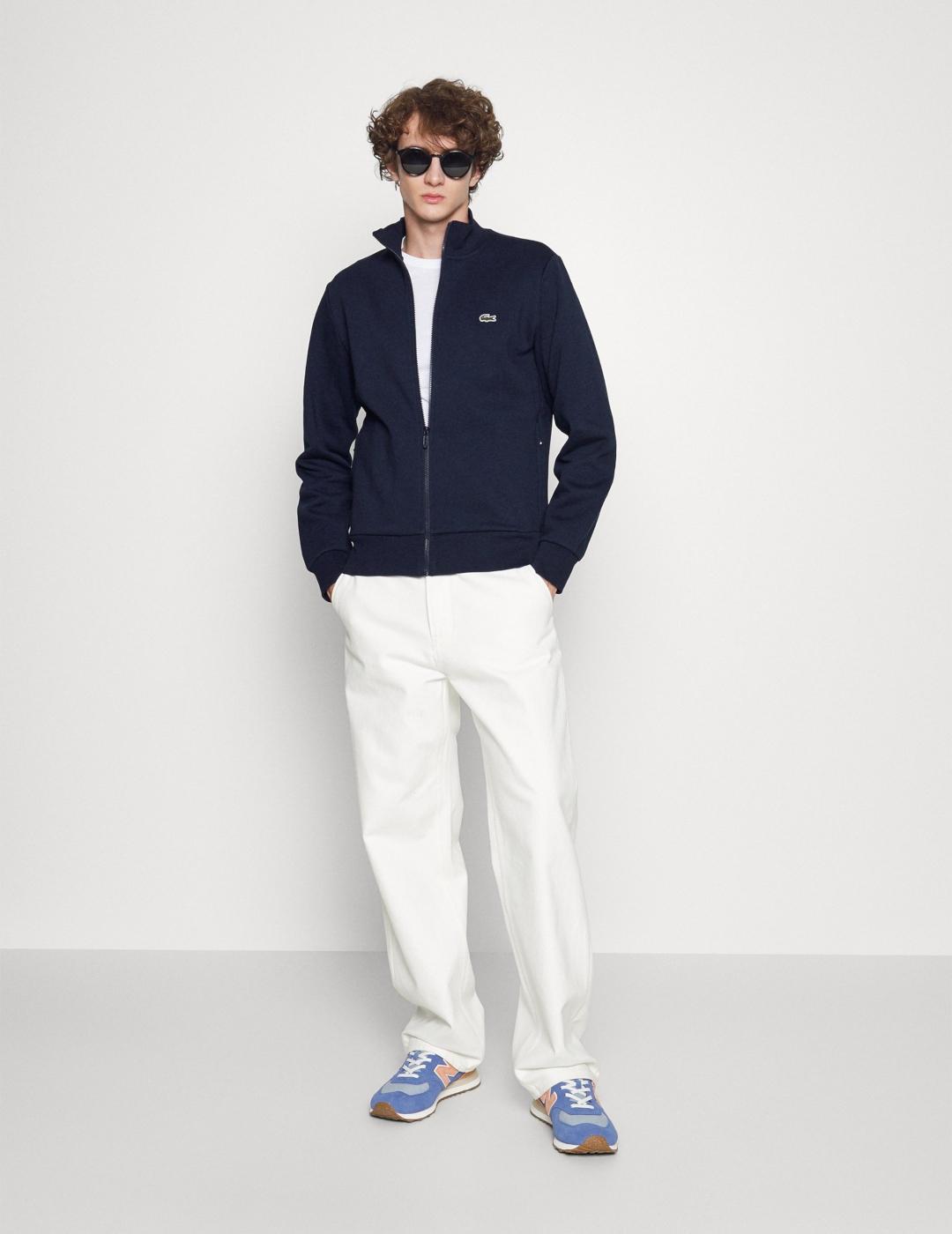 LACOSTE ZIP SUDADERA MARINO
