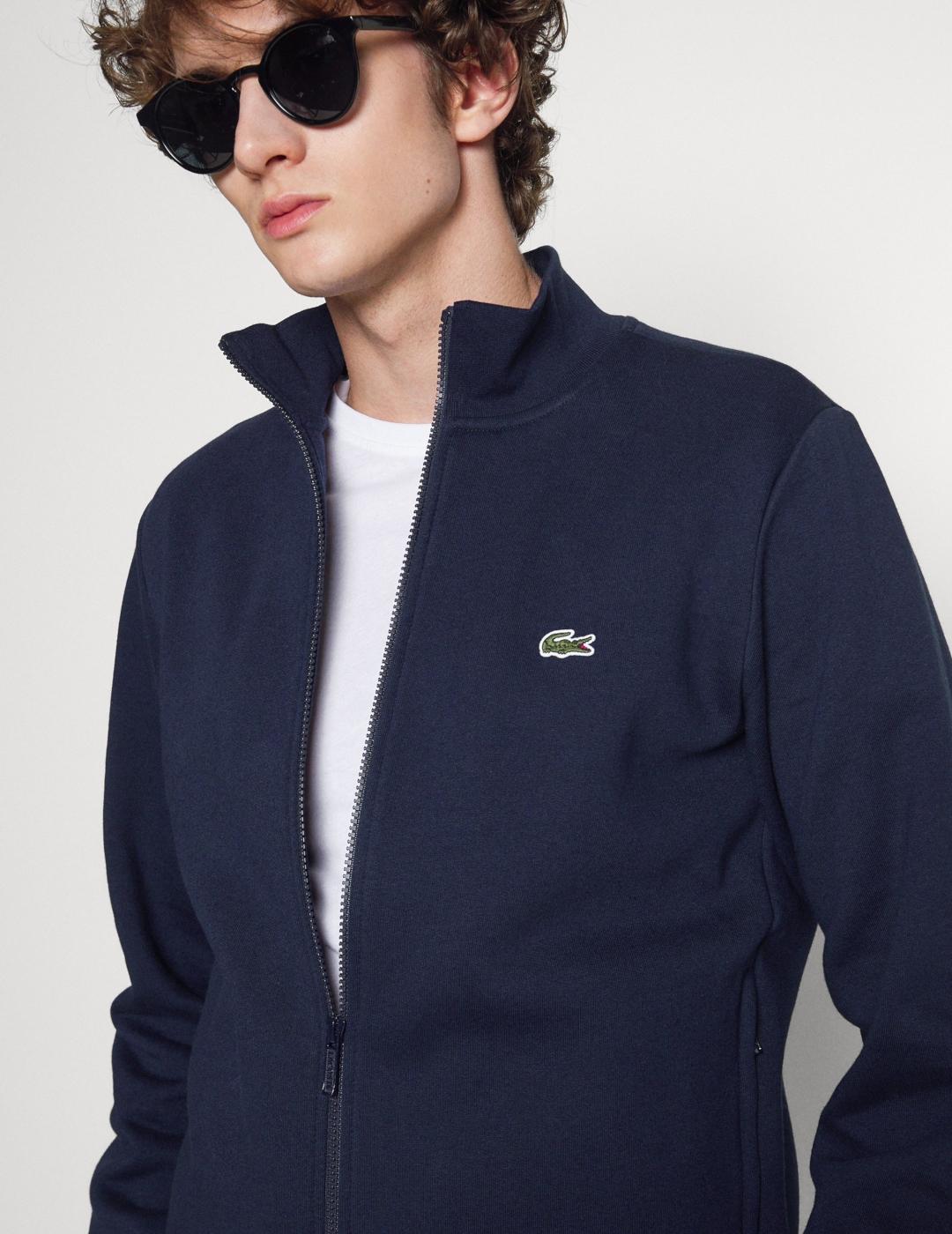 LACOSTE ZIP SUDADERA MARINO