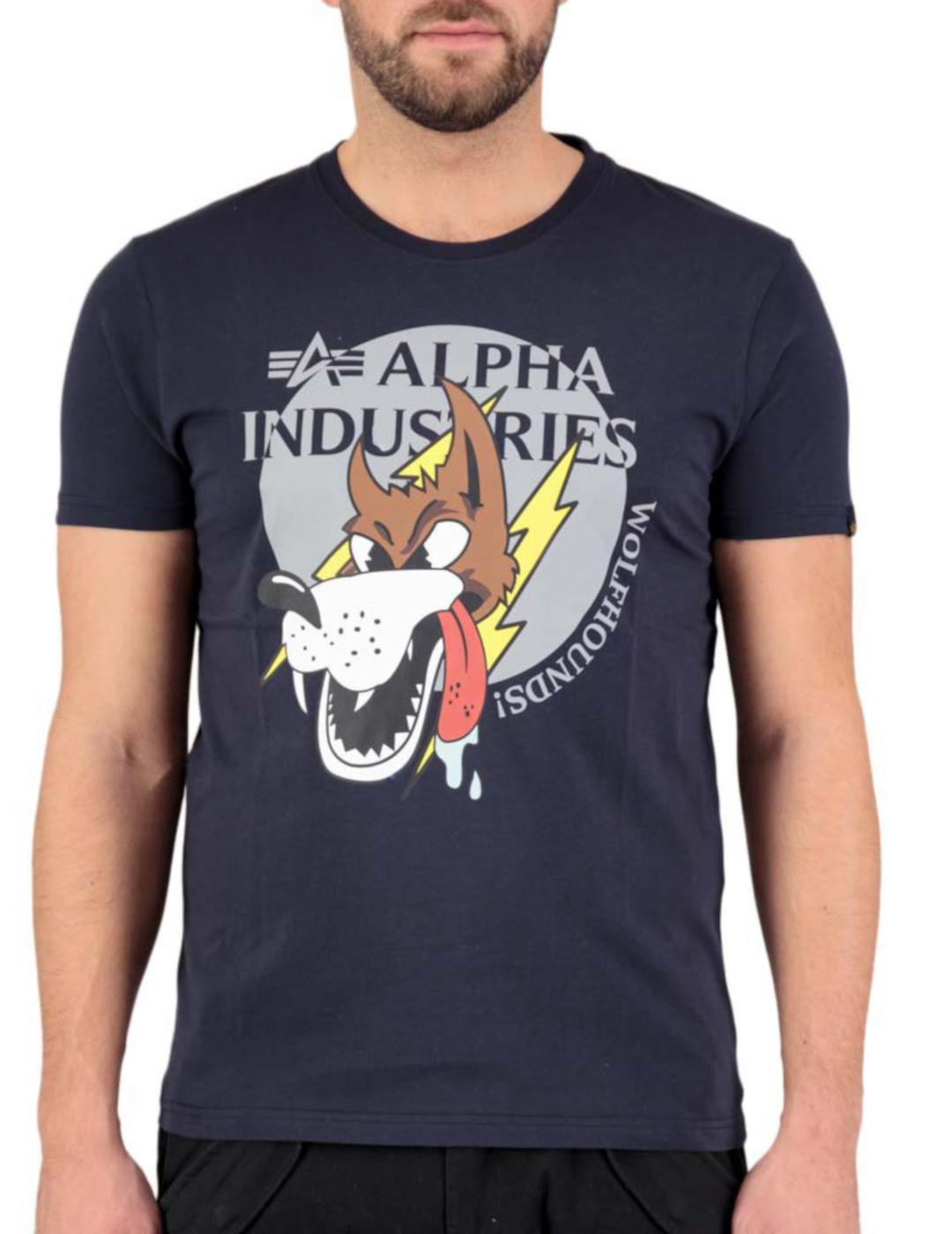 ALPHA CAMISETA REP BLUE WOLFHOUNDS