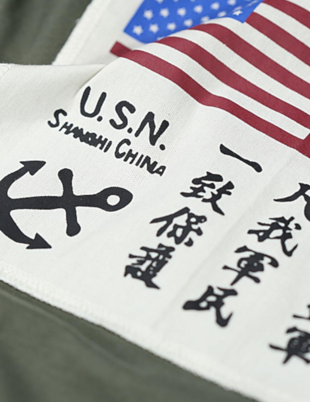 ALPHA CAMISETA DARK OLIVE BLOOD CHIT