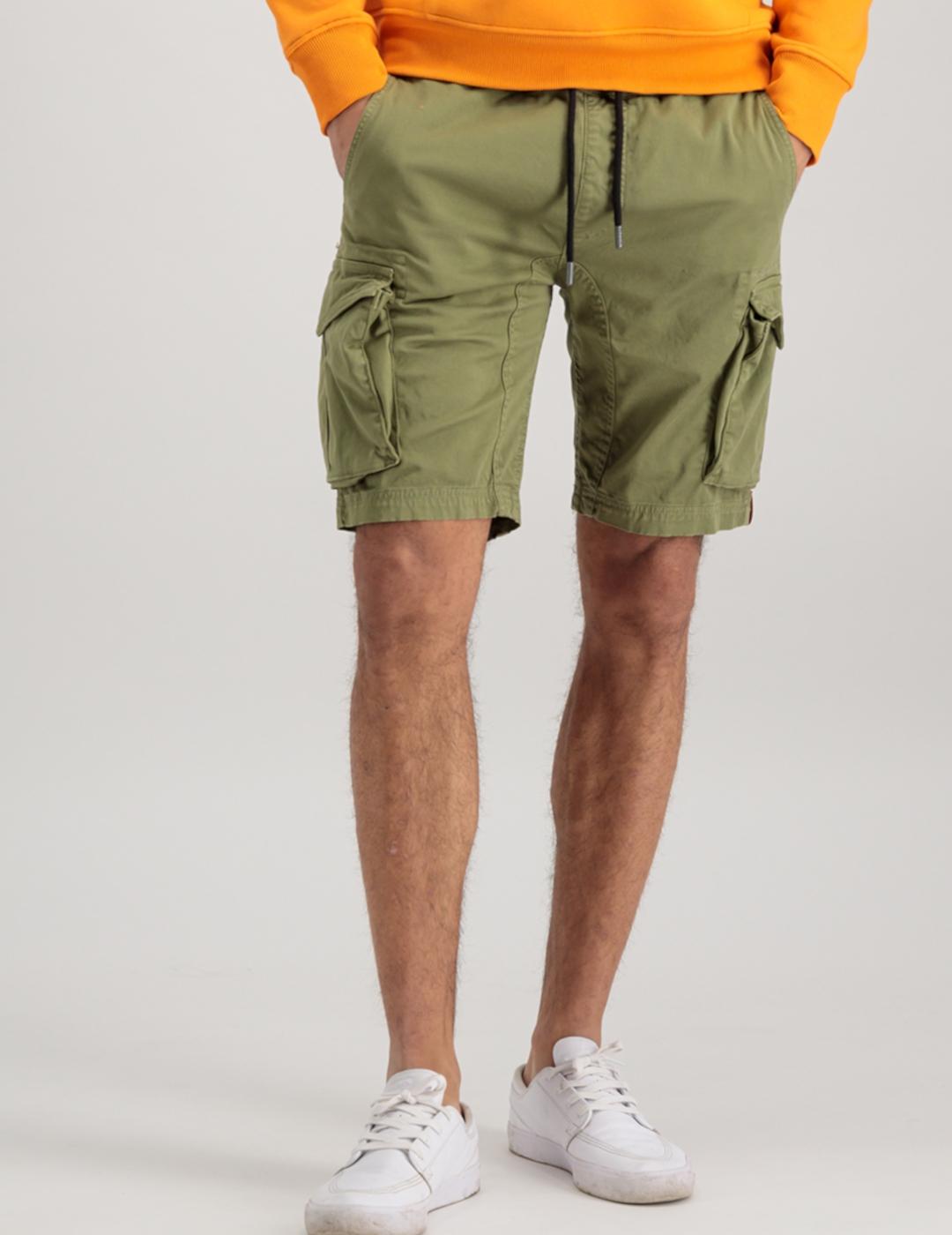 ALPHA JOGGER SHORT OLIVE TWILL