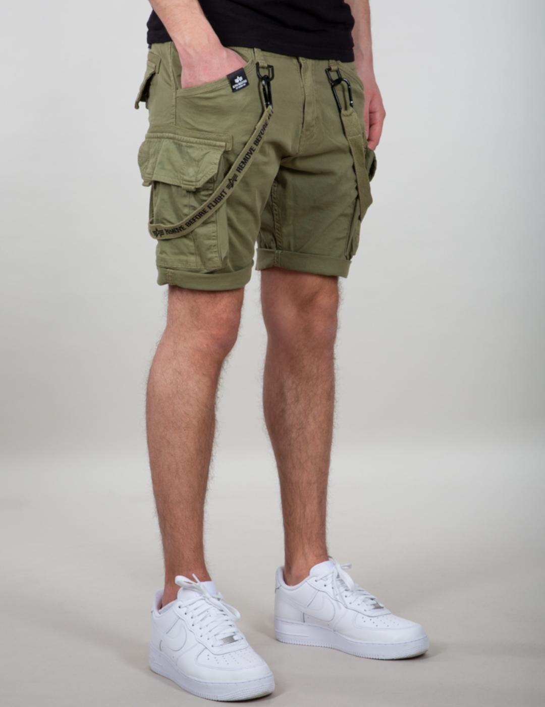ALPHA UTILITY SHORT OLIVE