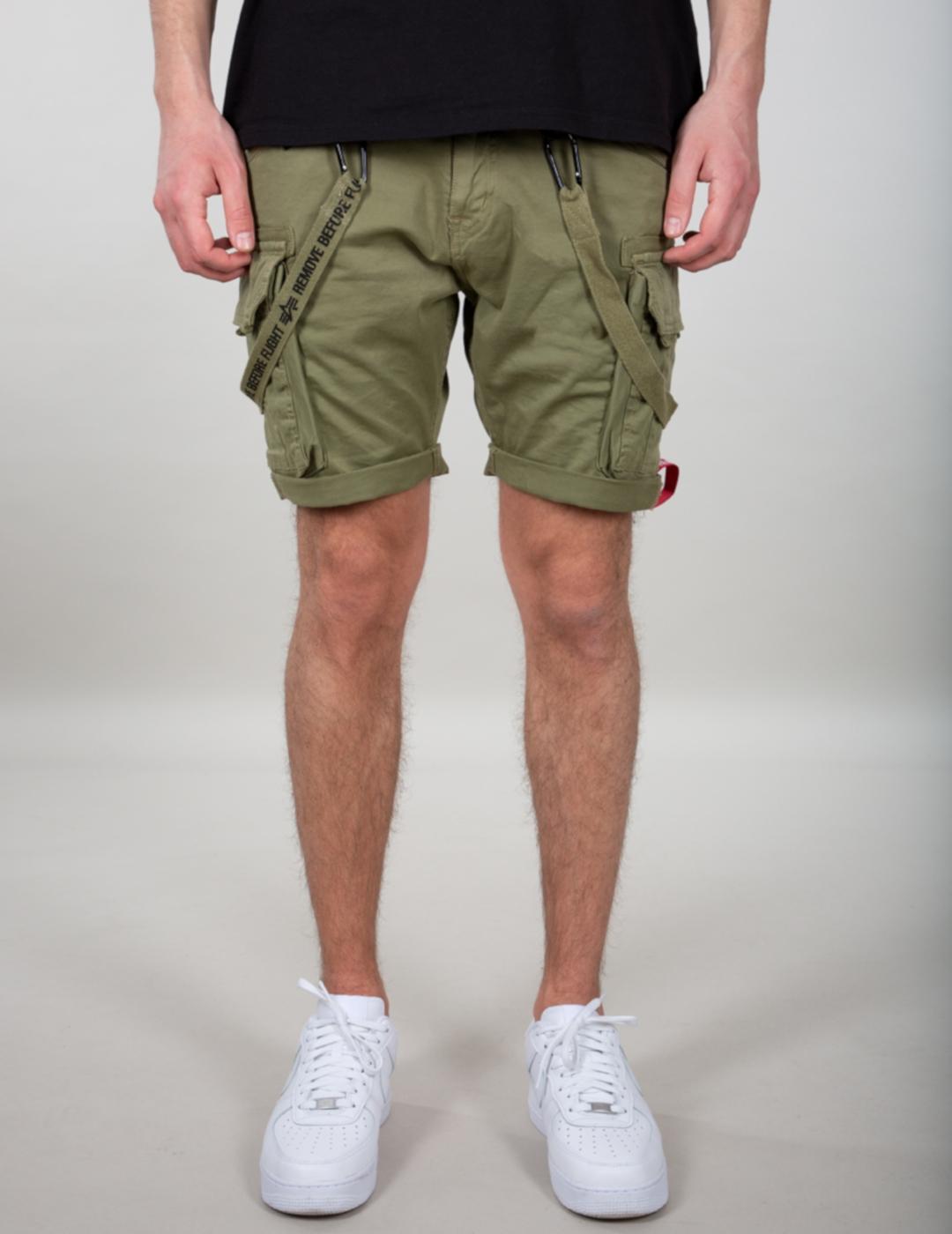 ALPHA UTILITY SHORT OLIVE