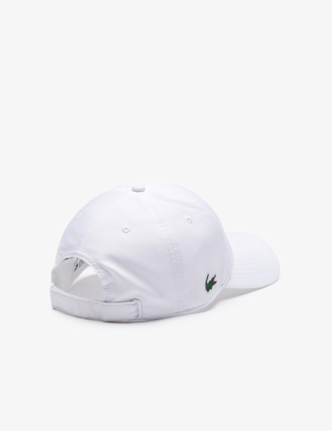LACOSTE GORRA TÉCNICA BLANCA