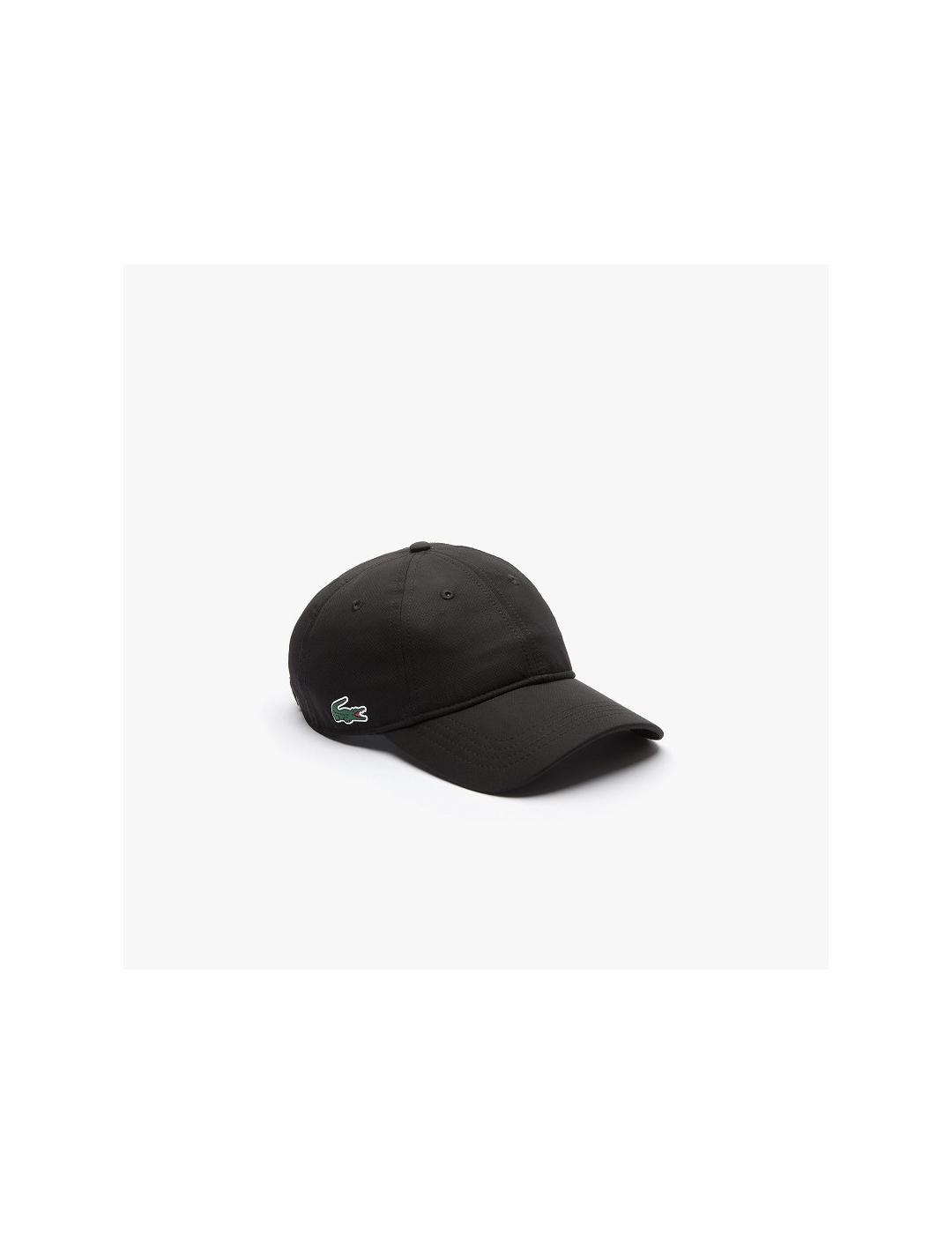 LACOSTE GORRA TÉCNICA NEGRA