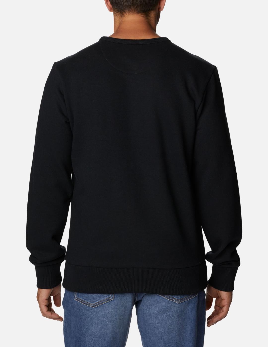 COLUMBIA SUDADERA LODGE CUELLO REDONDO NEGRA