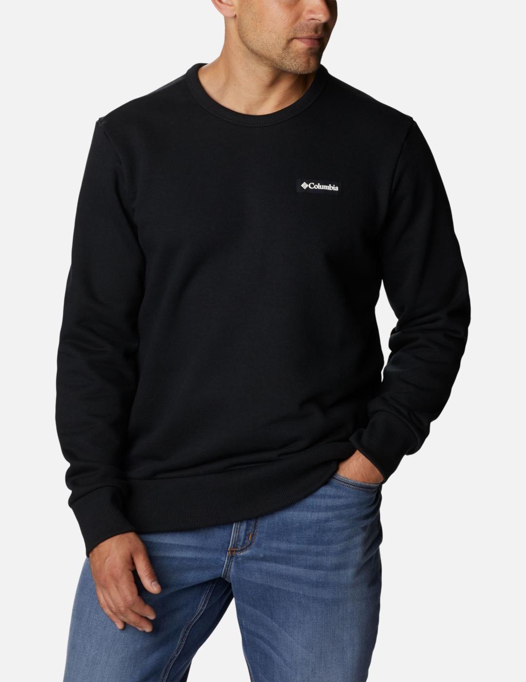 COLUMBIA SUDADERA LODGE CUELLO REDONDO NEGRA