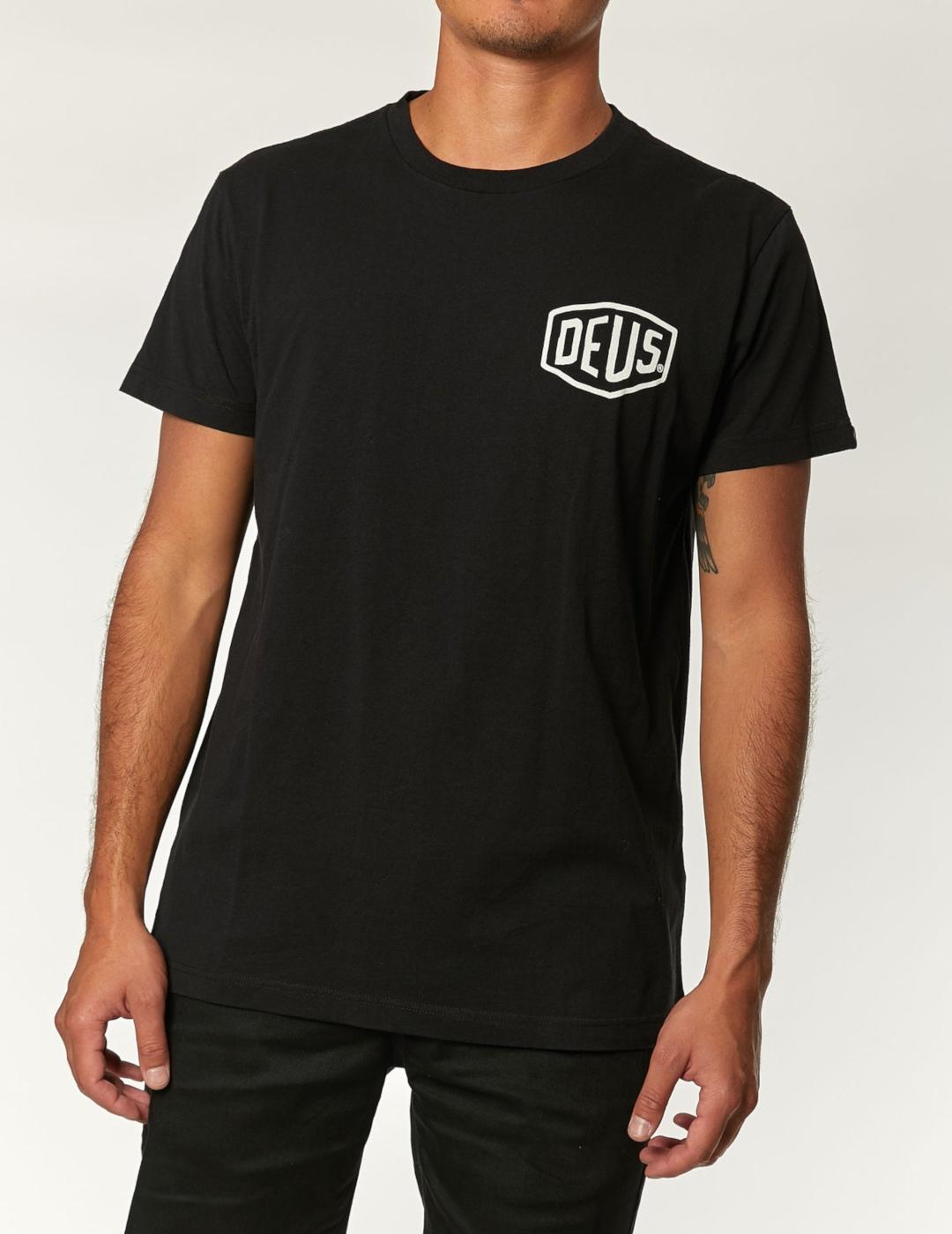 DEUS CAMISETA NEGRA VENICE ADDRESS