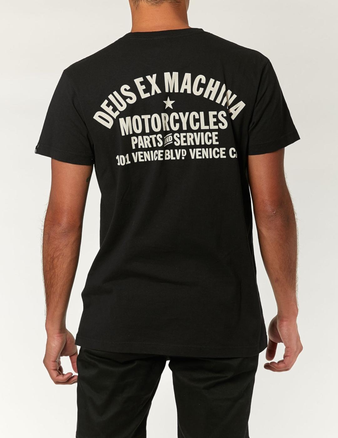 DEUS CAMISETA NEGRA VENICE ADDRESS
