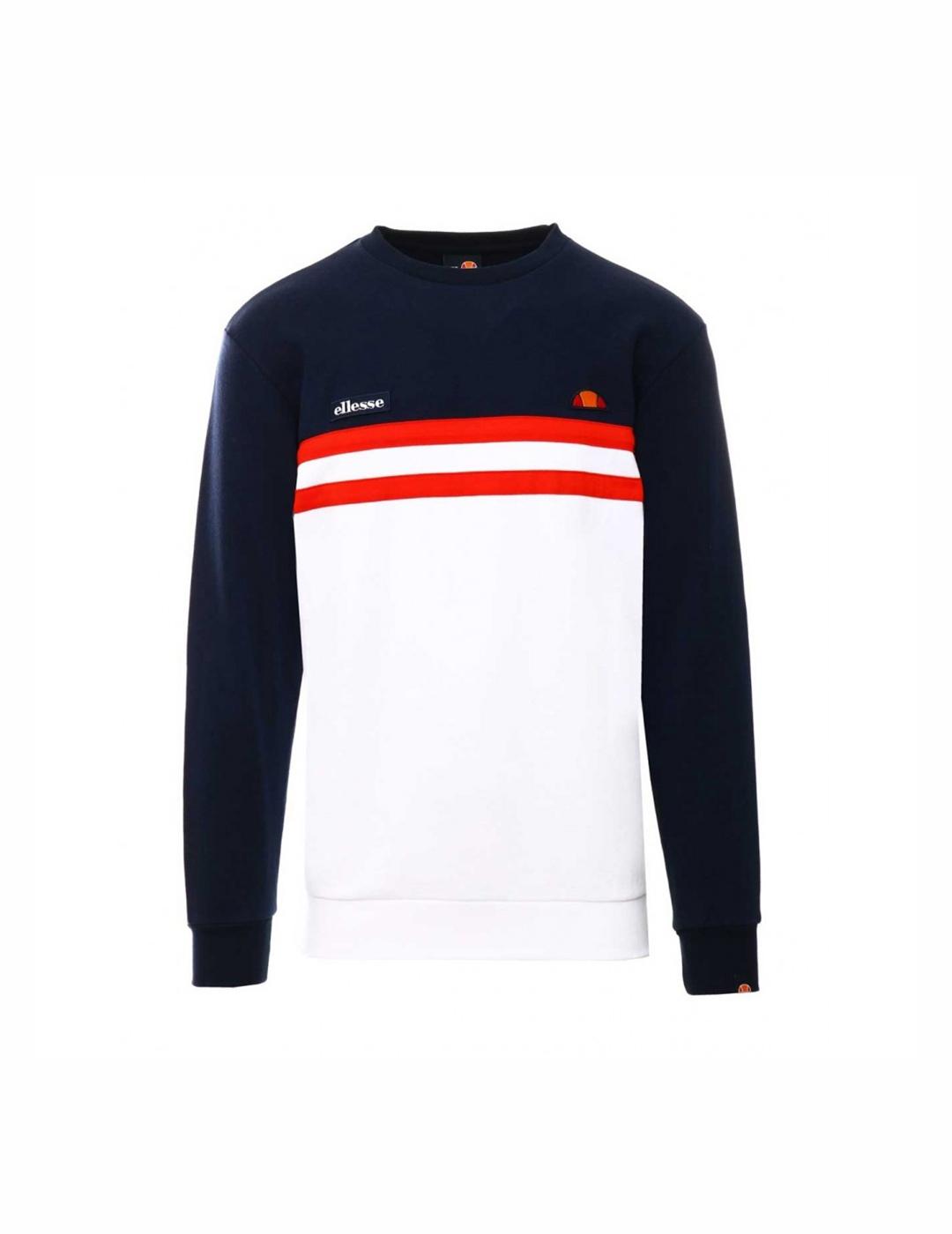 ELLESSE SUDADERA MARINO ROJO BLANCA BELLUCI