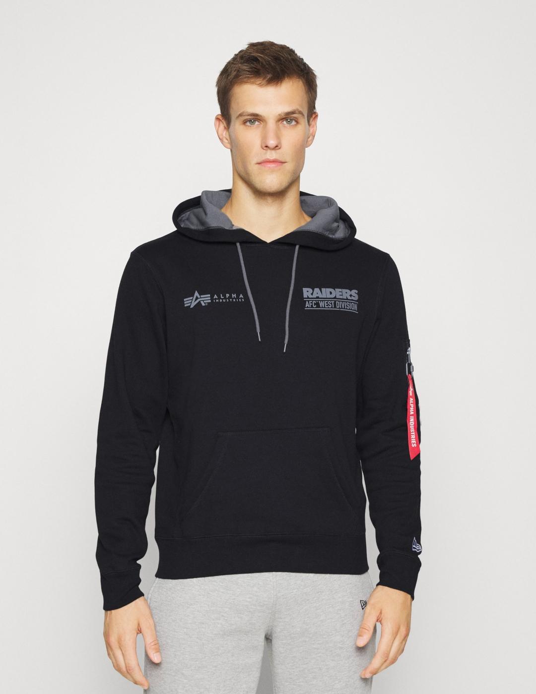 NEW ERA & ALPHA HOODIE OAKLAND RAIDERS