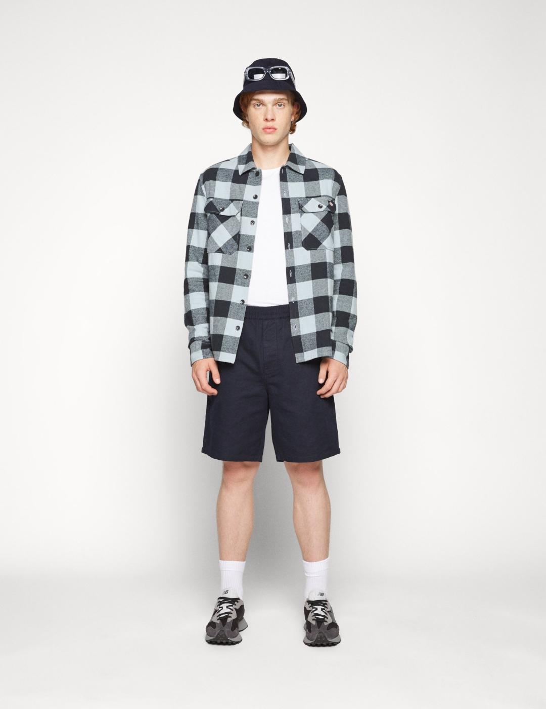 DICKIES CAMISA SACRAMENTO ASHLEY BLUE