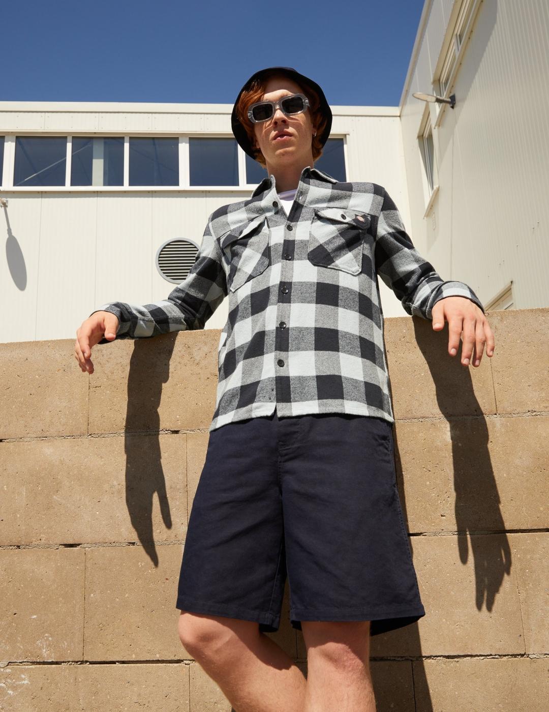 DICKIES CAMISA SACRAMENTO ASHLEY BLUE