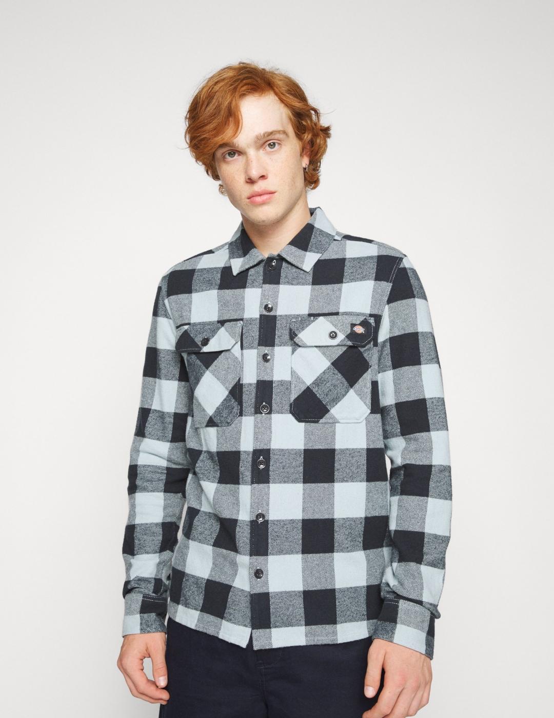 DICKIES CAMISA SACRAMENTO ASHLEY BLUE