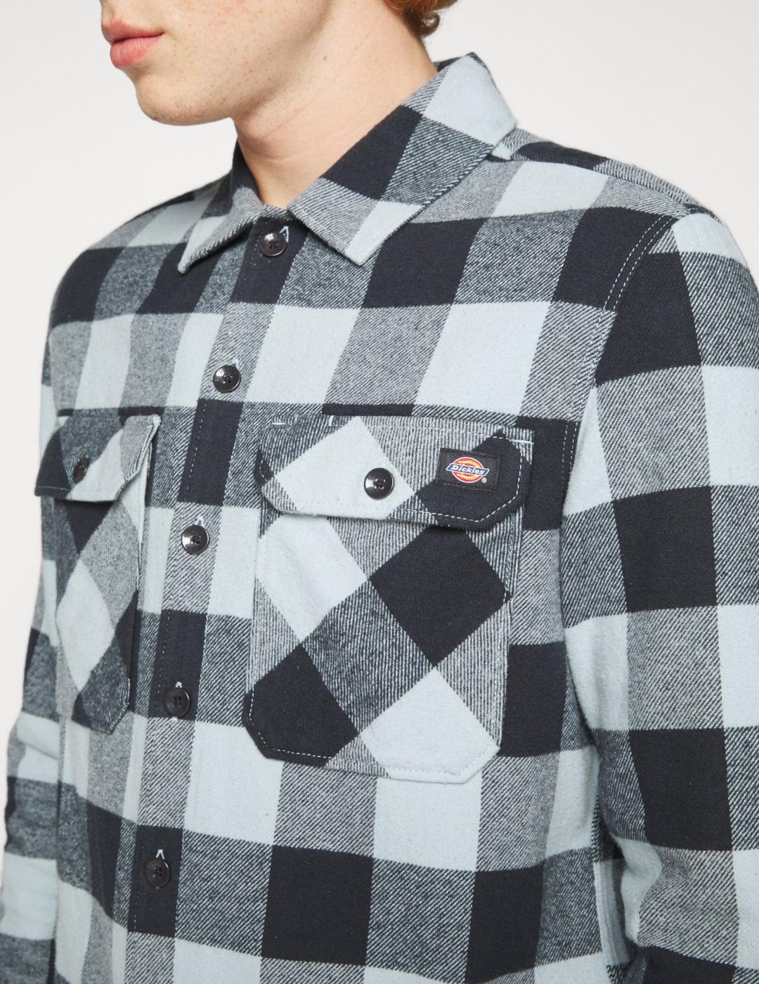 DICKIES CAMISA SACRAMENTO ASHLEY BLUE
