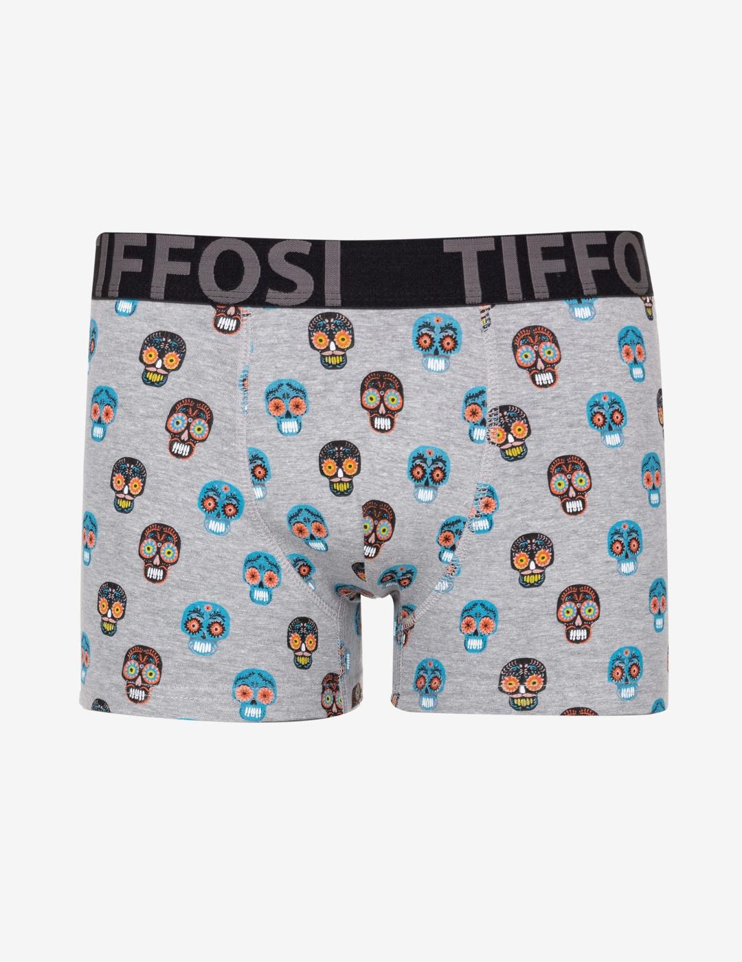 TIFFOSI CALZONCILLO BOAZ GRIS CALAVERAS