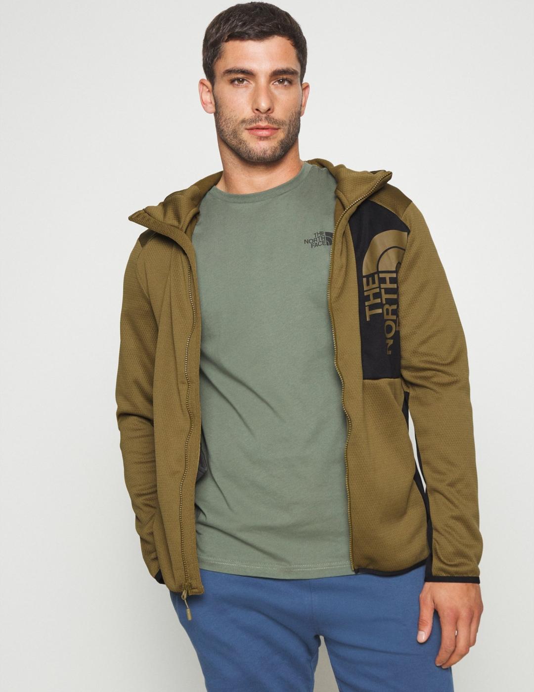 THE NORTH FACE SUDADERA M MERAK KAKI Y NEGRA