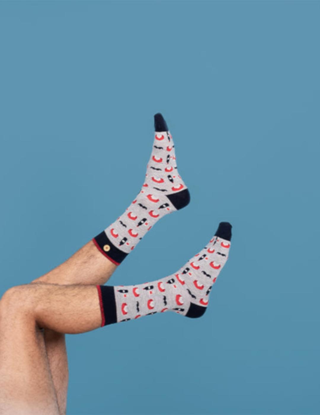 CABAIA CALCETINES  ANTONIN & ARIEL VINOS Y BIGOTES